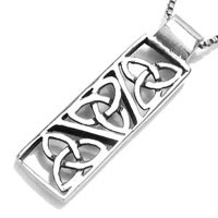 Triquetra Vedhæng i 925 Sølv - Treenighedssymbol 32mm
