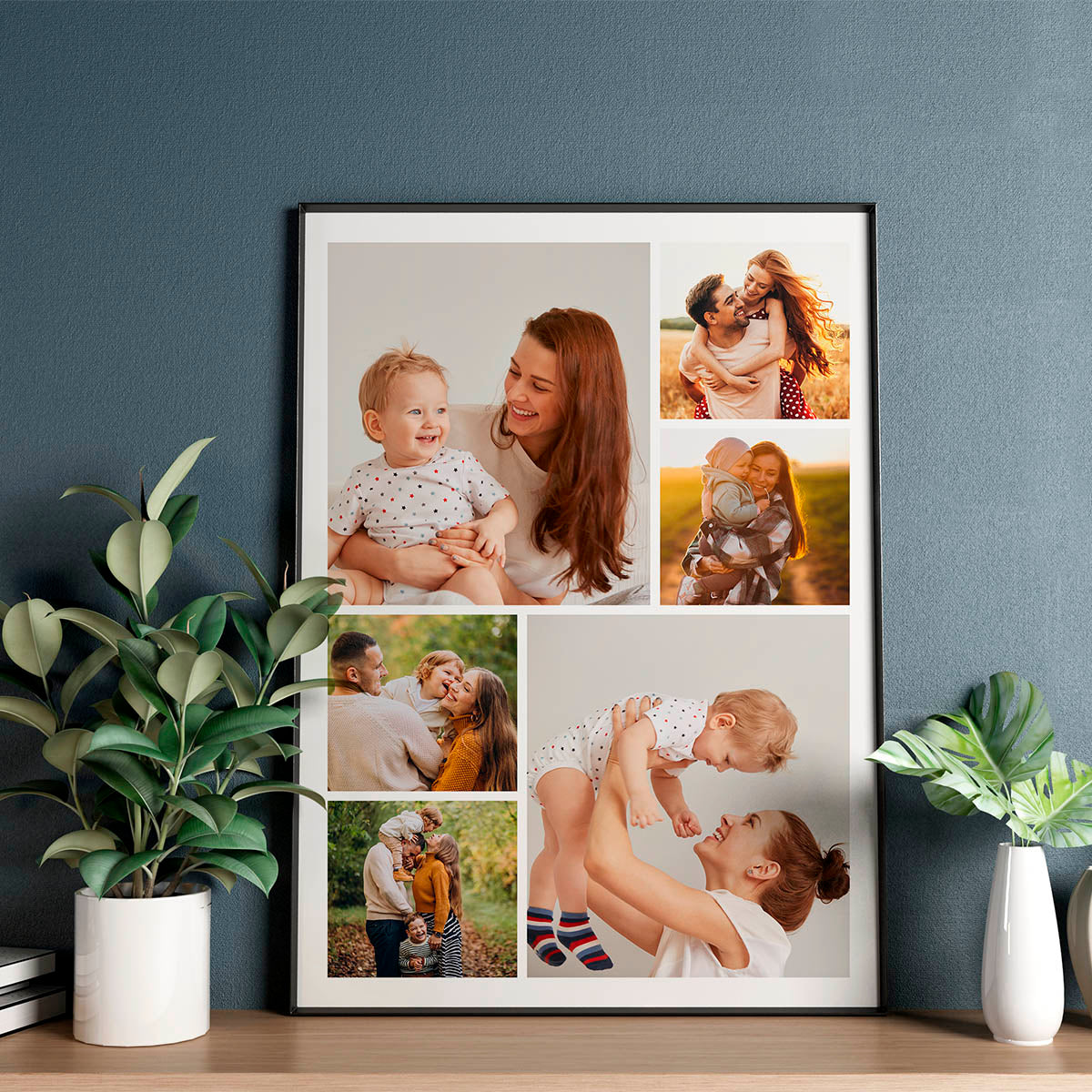 Collage Prints - 6 Smukke Billeder til Dit Hjem
