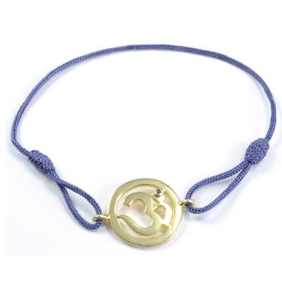 Chakra Aum Armbånd med Safir - Styrk din Intuition!