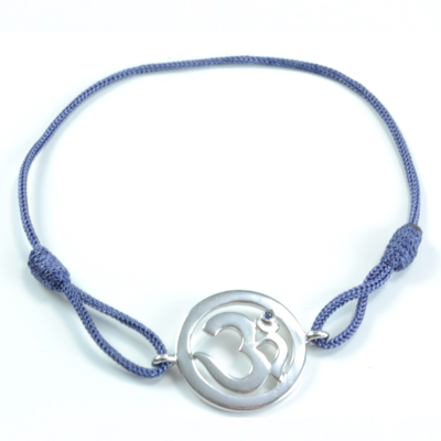 Chakra Aum Armbånd med Blå Safir - Styrk Din Intuition