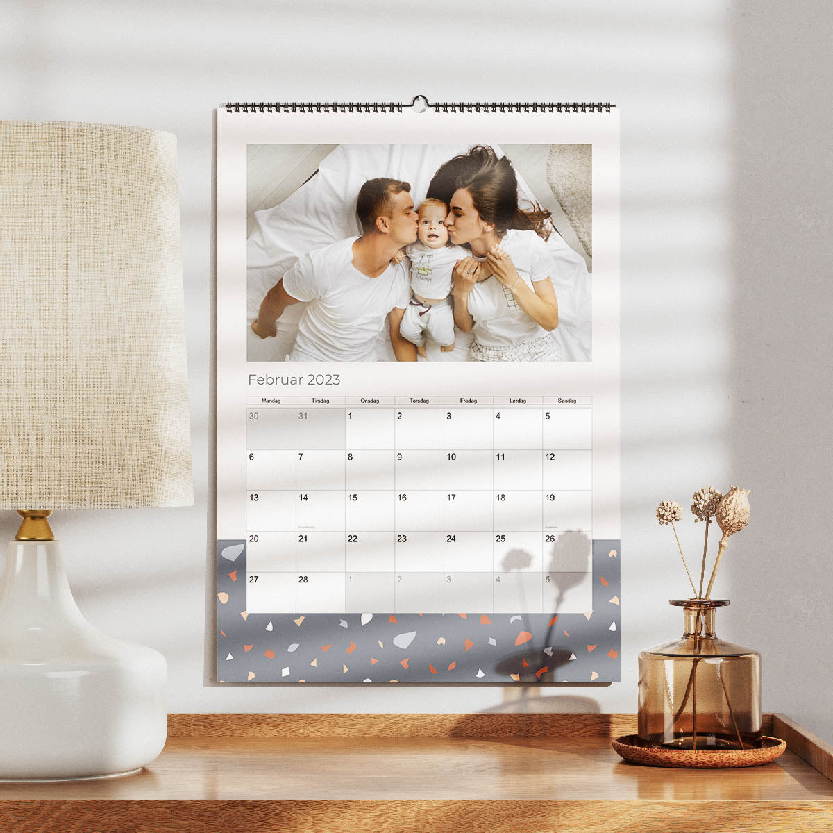 Klippe Inspireret Kalender - Standard Design Tilbud