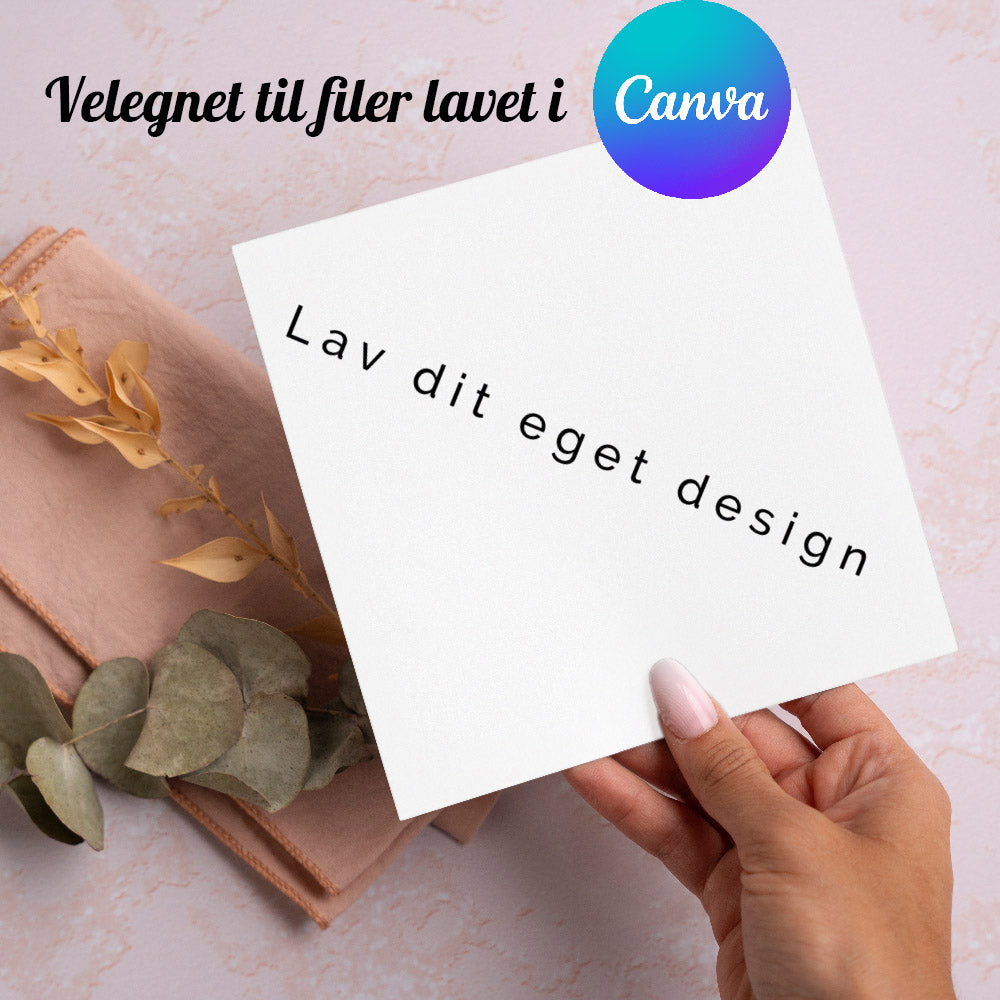 Konfirmationsindbydelse - Design 4 til kreative sjæle
