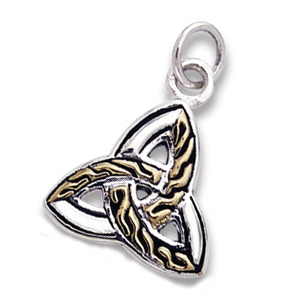 Vedhæng med Triquetra - Treenighedssymbolet i Sølv