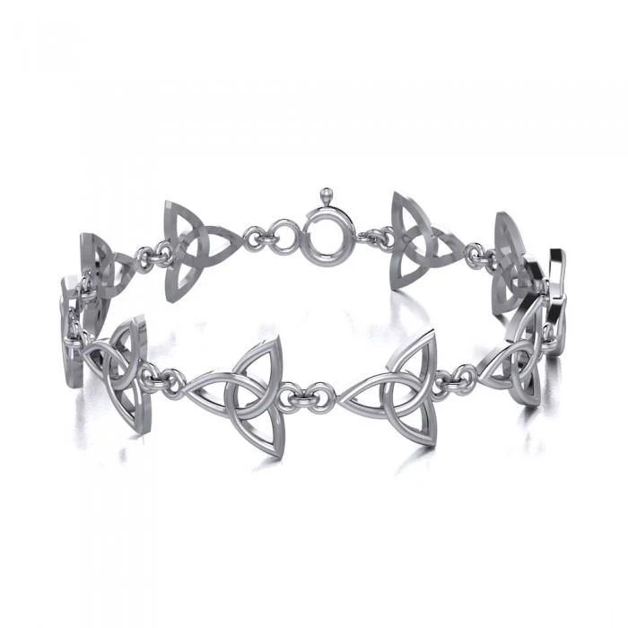 Treenighedssymbol Armbånd i 925 Sterling Sølv - 19,5cm