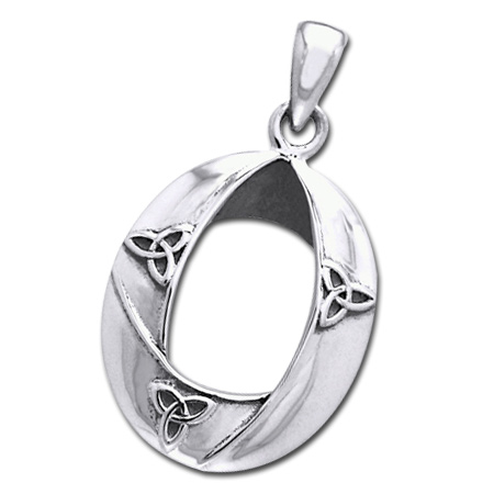 Triquetra Vedhæng i 925 Sterling Sølv - Uden Kæde