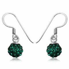 Swarovski Krystal Øreringe i Sølv – 22mm – Pr. Par