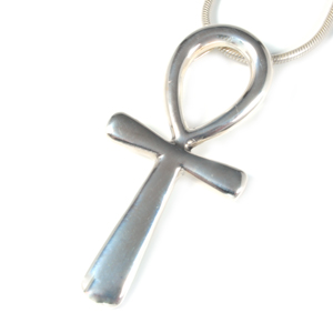 Ankh Kors i Sølv - 47mm - Spirituelt Smykke