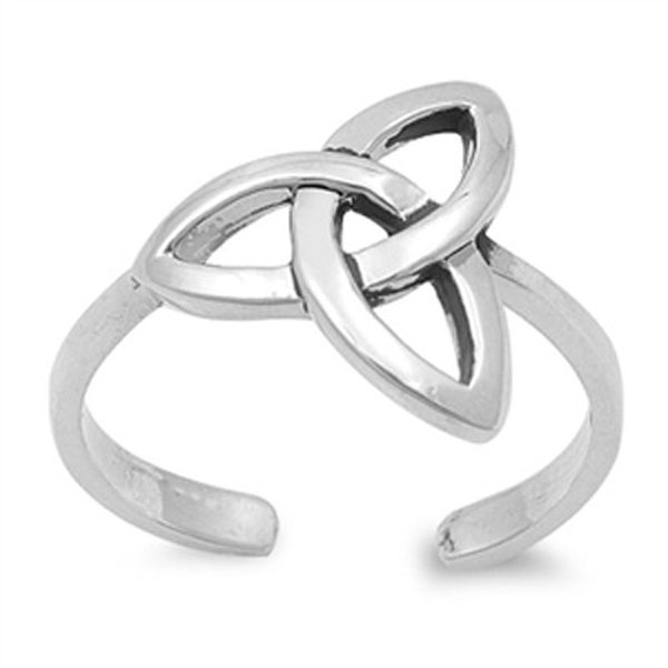 Justerbar Tåring med Triquetra i 925 Sterling Sølv