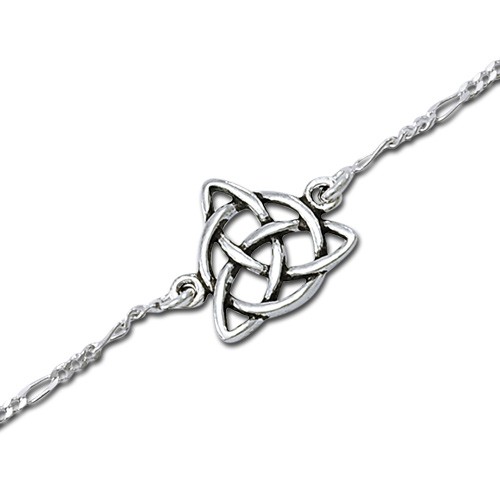 Treenighedssymbol Armbånd i 925 Sterling Sølv - 17cm