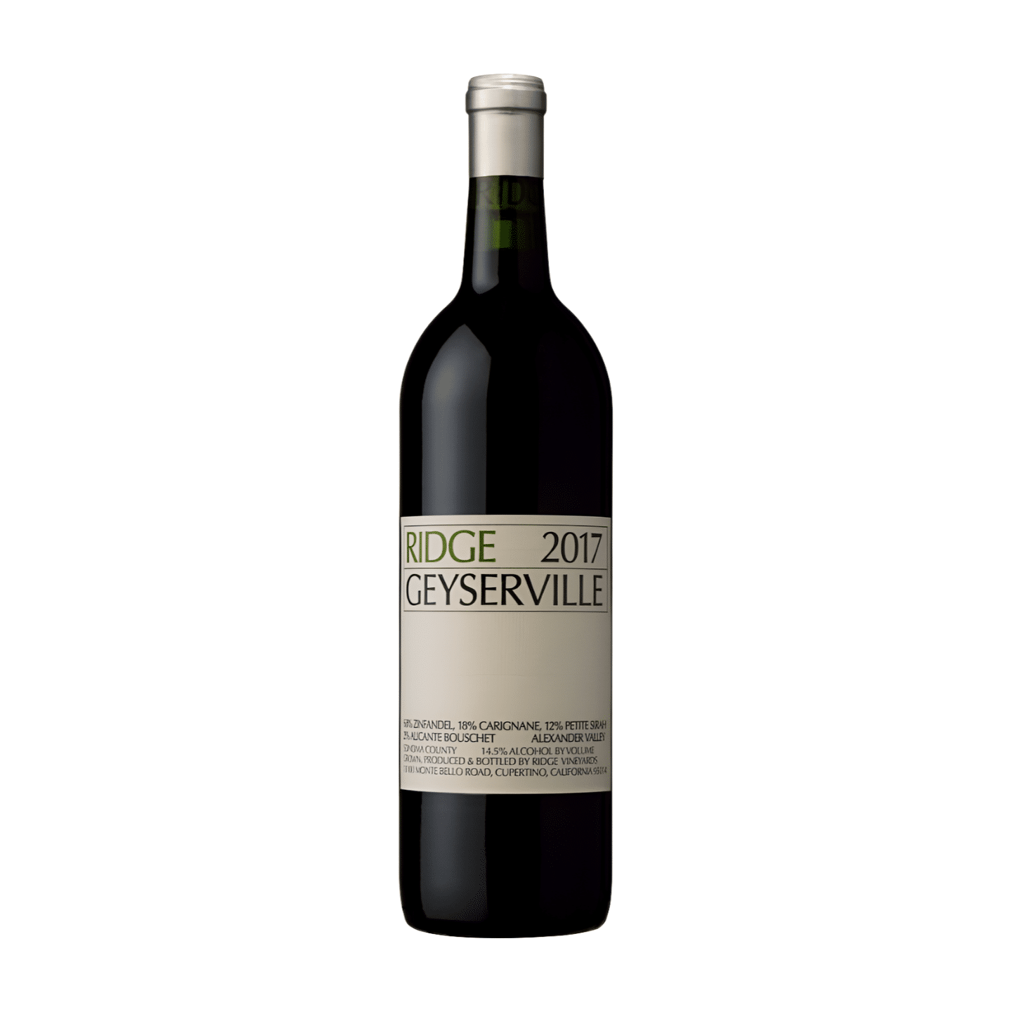 Ridge Vineyards Geyserville 2021 Rødvin på tilbud!