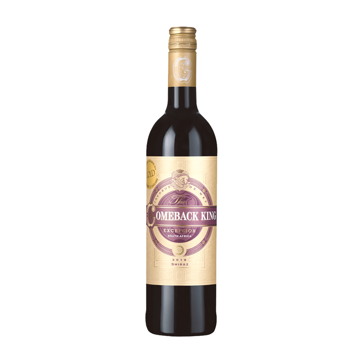 The Comeback King Shiraz 2018 - Medaljevindende Rødvin