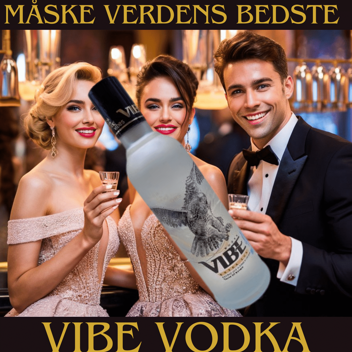 Oplev VIBE Vodka - Luksus i 0,50 Liter Flaske!
