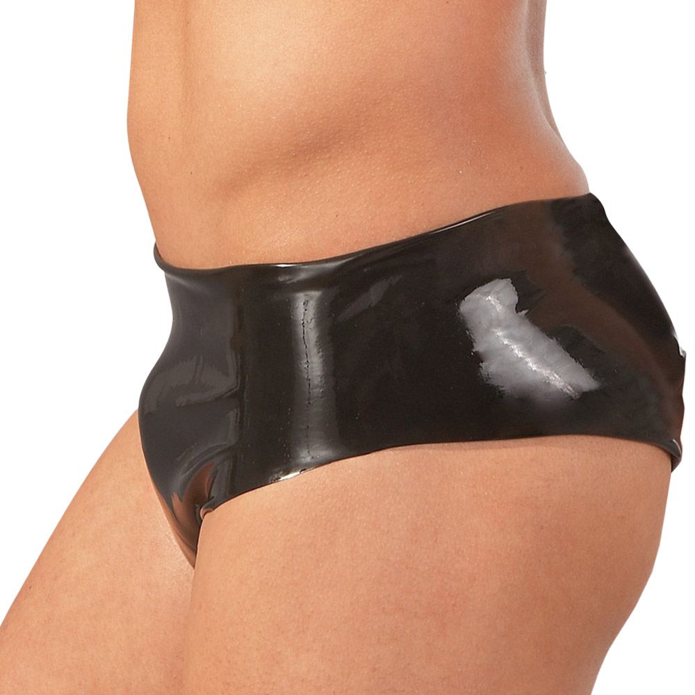 Latex Trusser Til Mænd - Med Analdildo