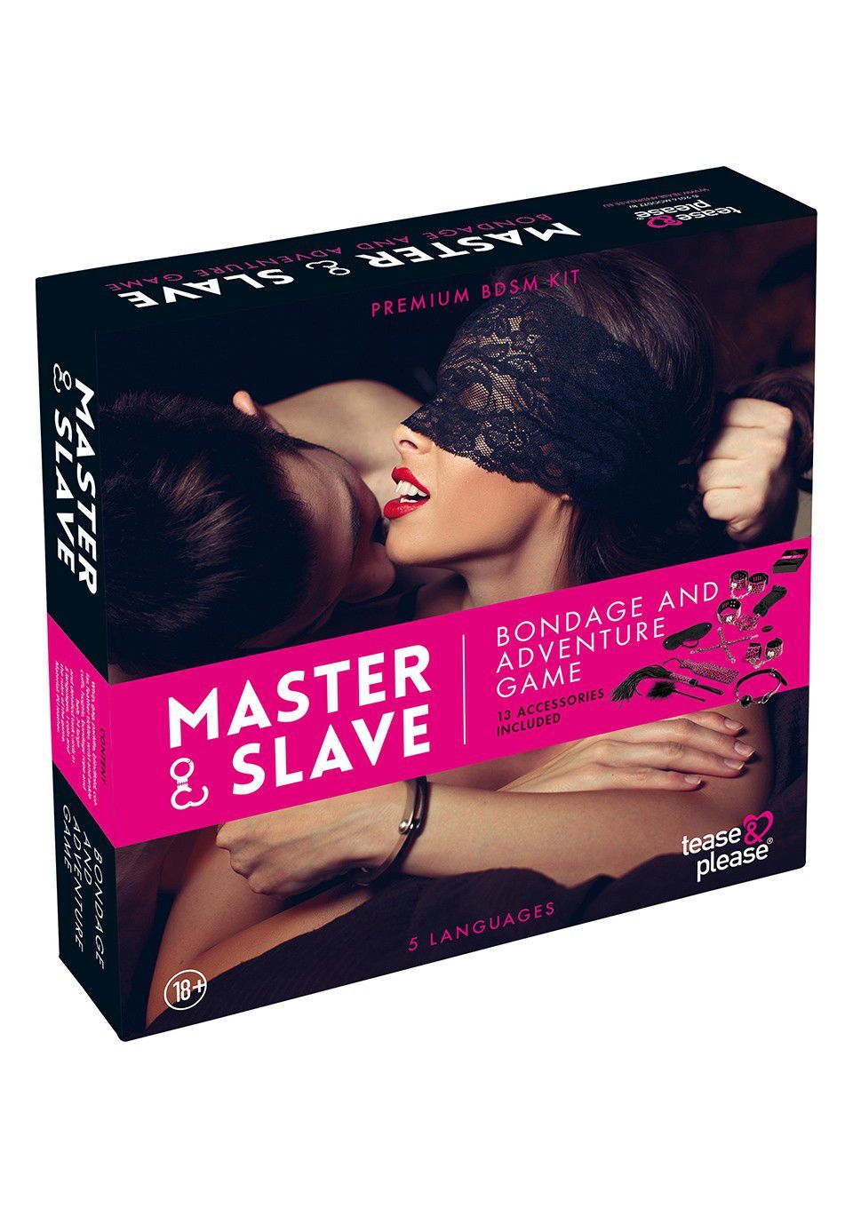Master & Slave  -  Frækt Bondage Spil Til Par-pink