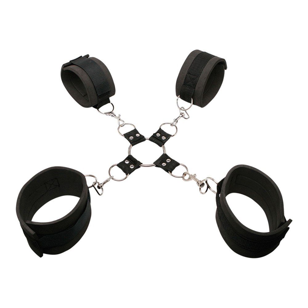 Extreme Hog-tie Kit  -  Ankel- Og Håndledsmanchetter