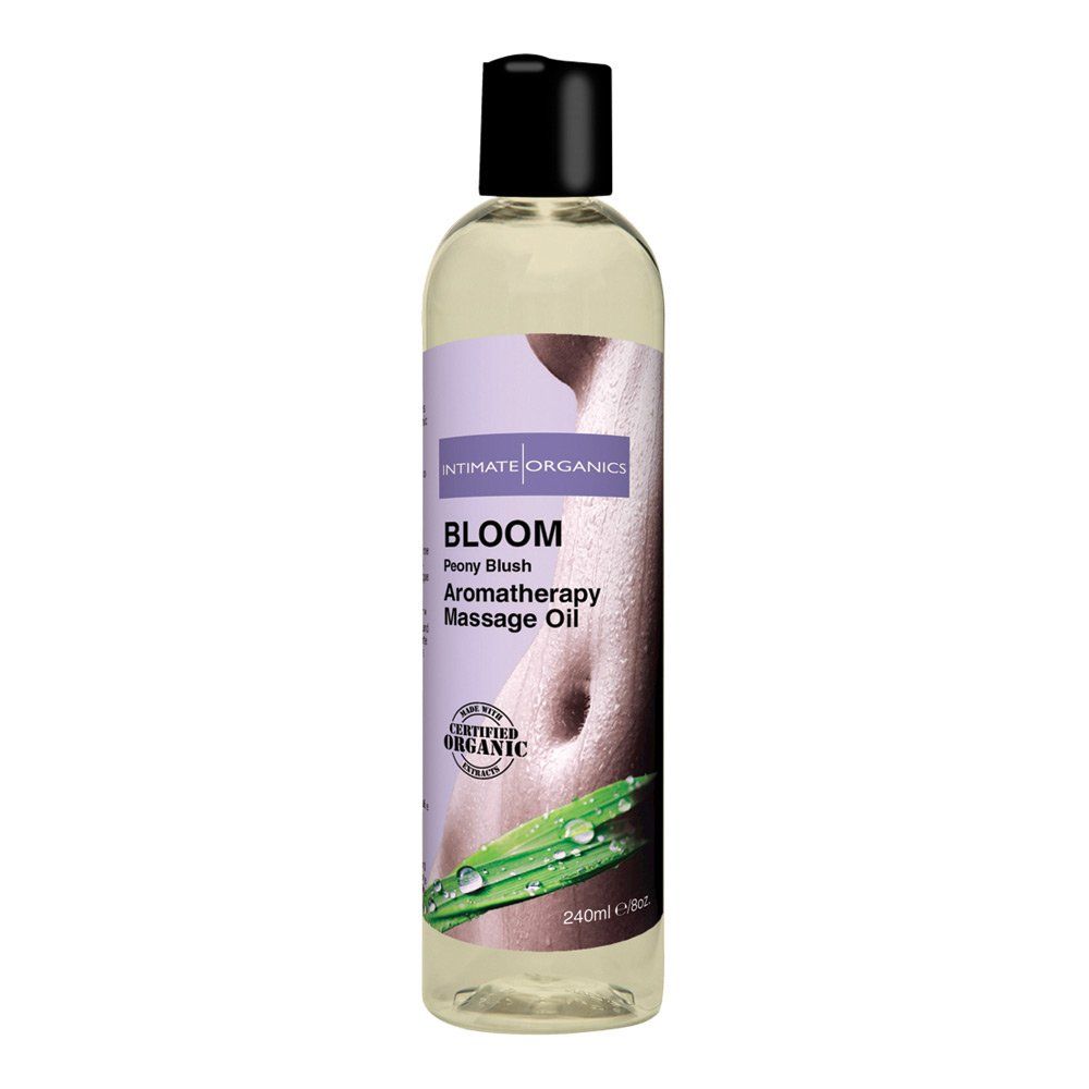 Intimate Organics Aromatherapy  -  Massageolie Med Duft - Bloom - 240 Ml