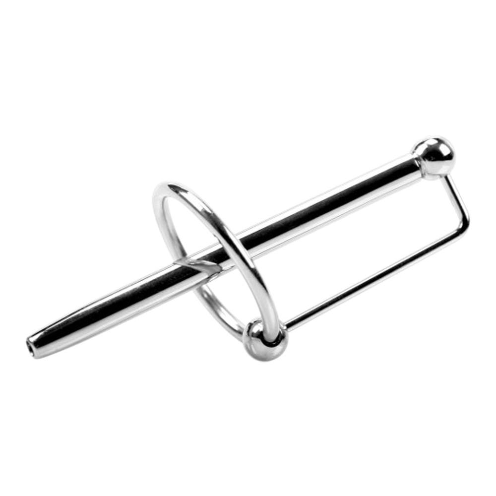 Long Princess Wand  -  Penis-plug Med Glansring - 25 Mm