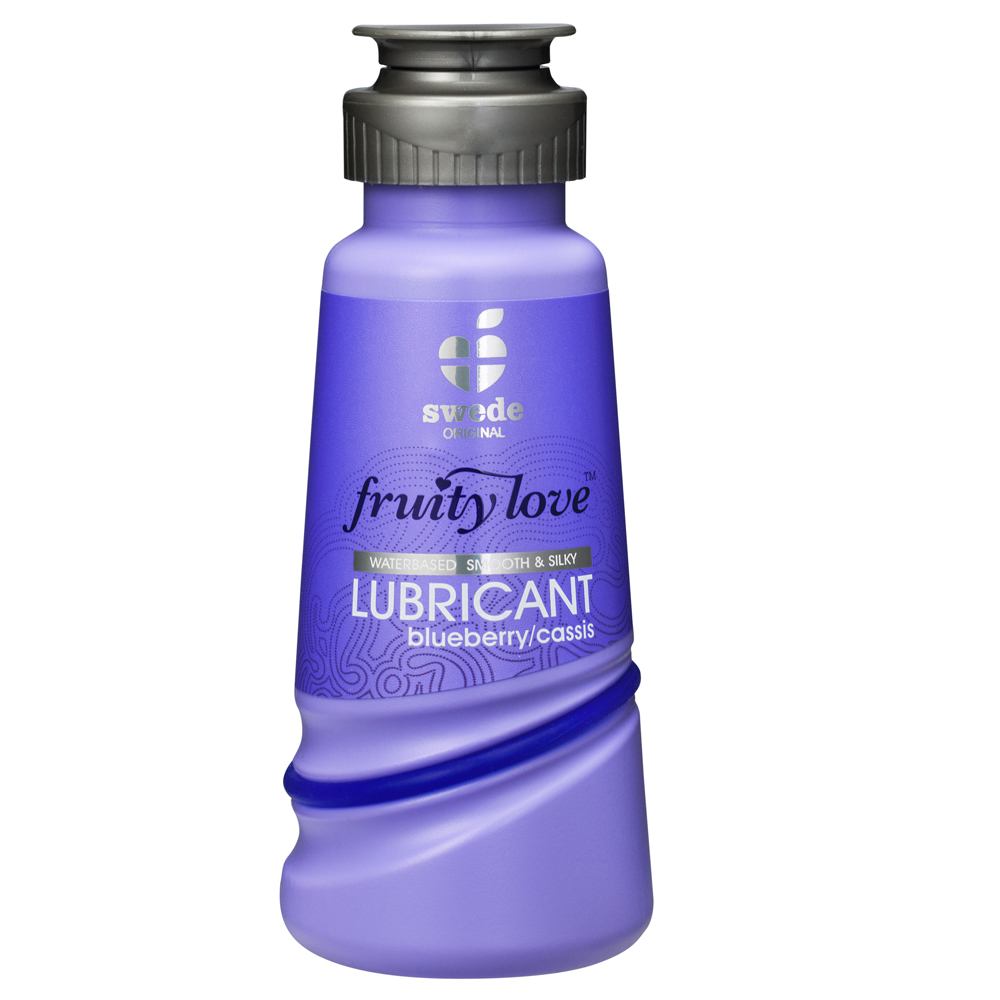 Swede Fruity Love  -  Vandbaseret Glidecreme - Blåbær/solbærlikør
