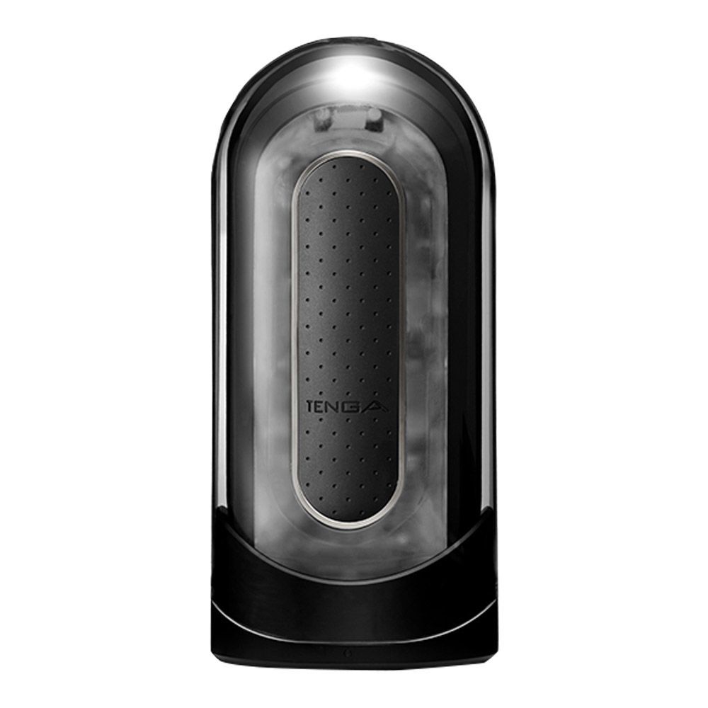 Tenga Flip Zero Black Med Vibrator  -  Fantastisk Onanioplevelse