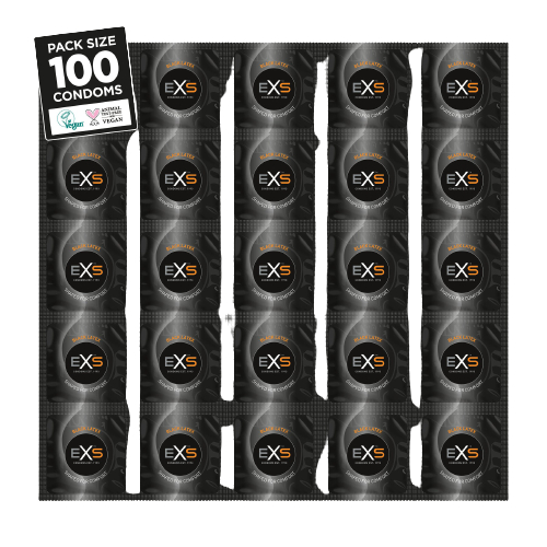 Exs Black Fantasy Kondom, 100 Stk.