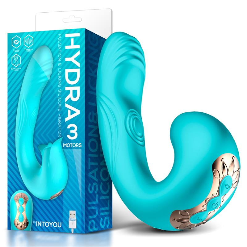 Hydra Silicone Vibrator 3in1