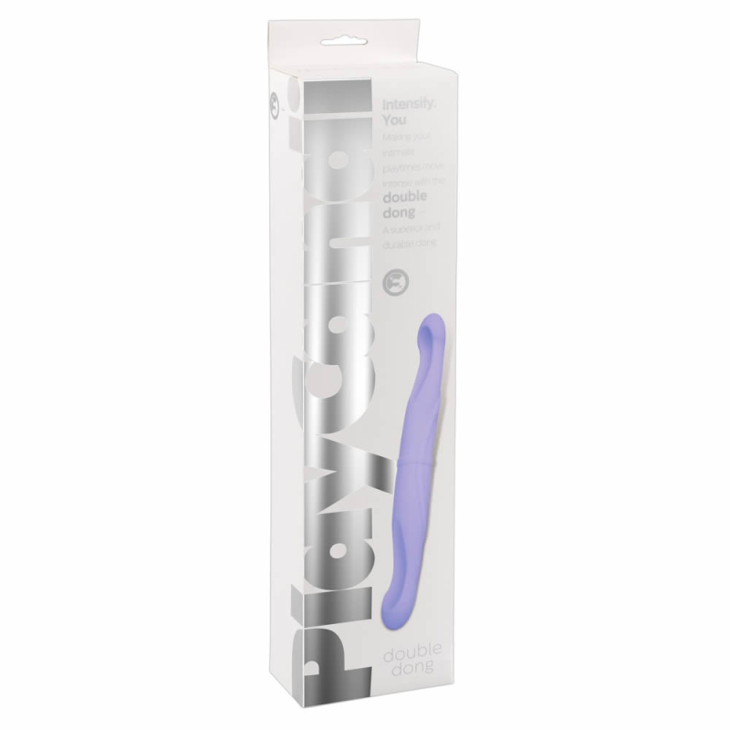 Silikone Dobbelt Dildo - Lilla