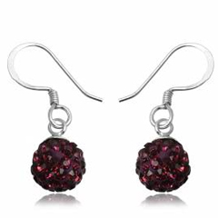 øreringe Med Swarovski Krystaller - 21mm - Pr Par
