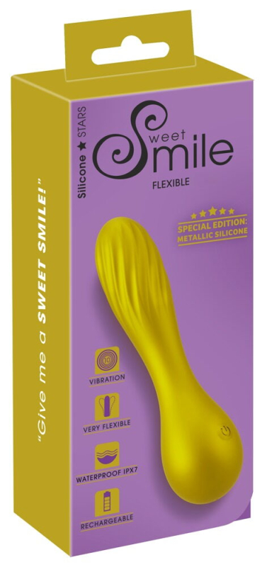 Fleksibel Mini G-punkt Vibrator - Guld