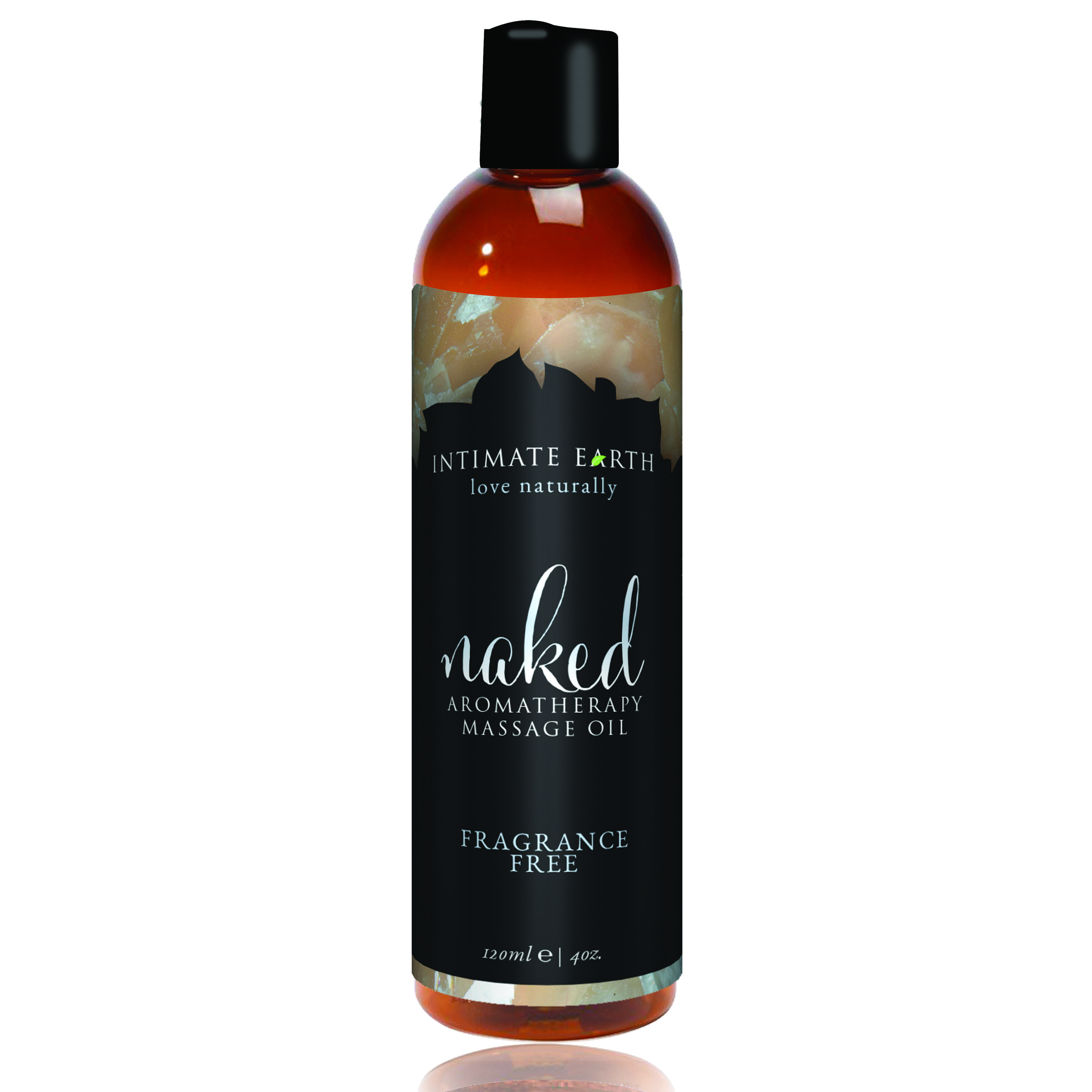 Intimate Organics Naked  -  Massageolie Uden Duft - 120 Ml