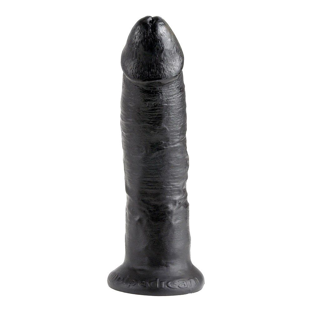 King Cock - 23 Cm Cock Realistisk Dildo - Svart