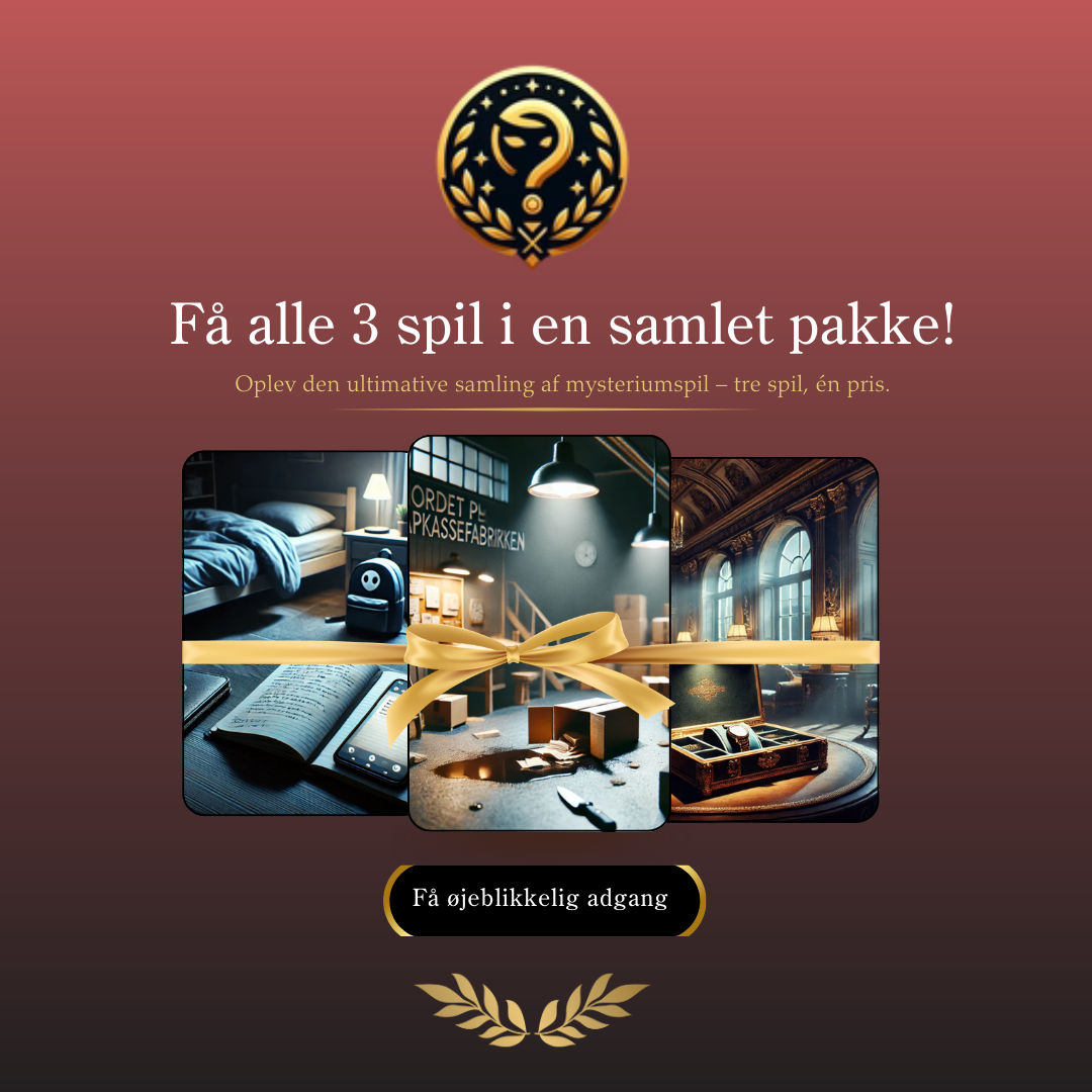 Det Ultimative Mysteriepakke  Tre Gådefulde Spil