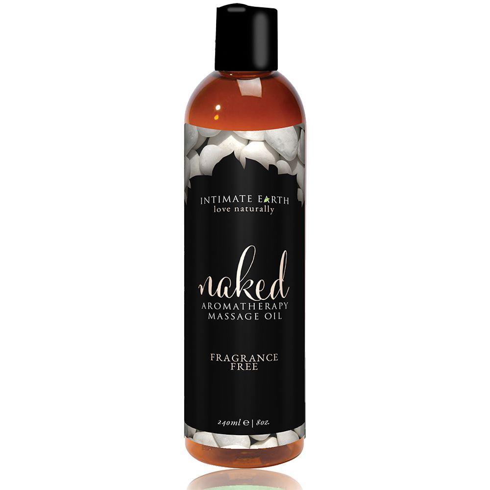 Intimate Organics Naked  -  Massageolie Uden Duft - 240 Ml