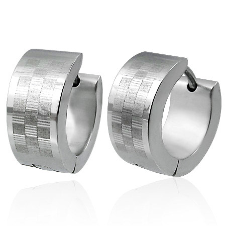 øreringe Hoops Stål - ø13mm - Pr Par