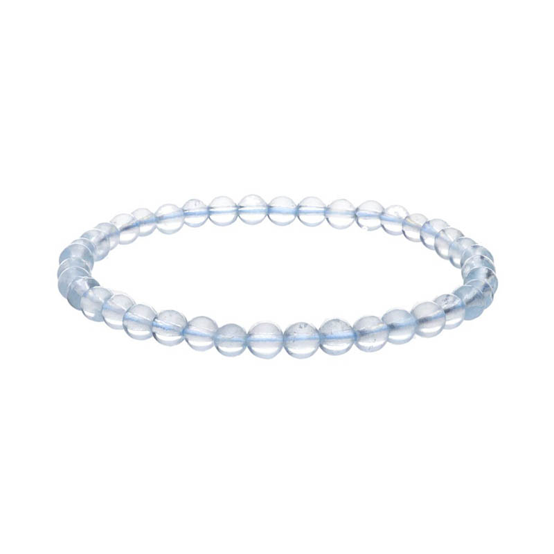 Armbånd Akvamarin - 4mm