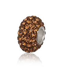 Charm Led Med Swarovski Krystaller