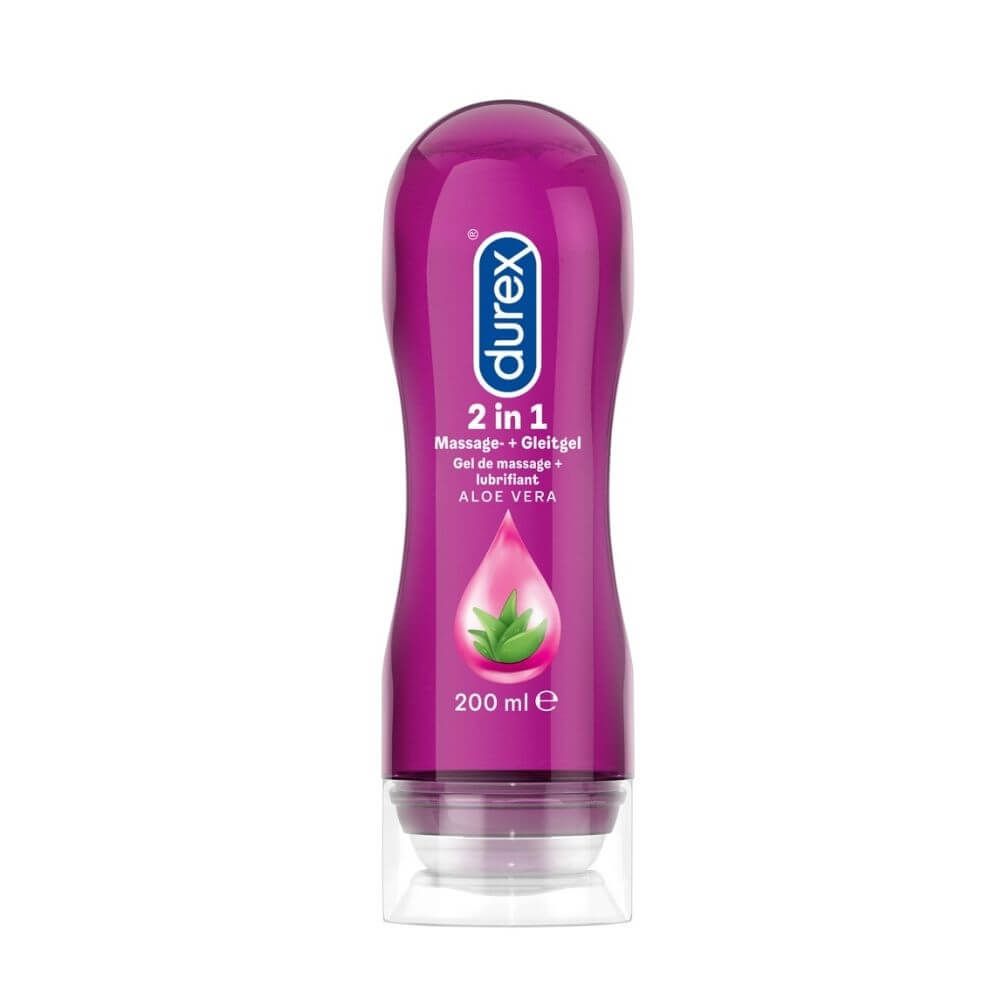 Durex Play 2-i-1 Massageolie Og Glidecreme - 200 Ml