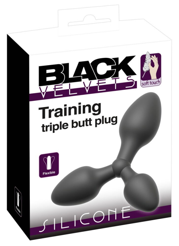 Triple Training Butt Plug