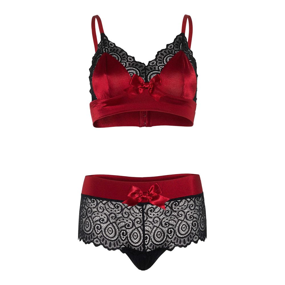 Leg Avenue Bh Og Trusse  -  2-delt Pikant Lingeri-s/m