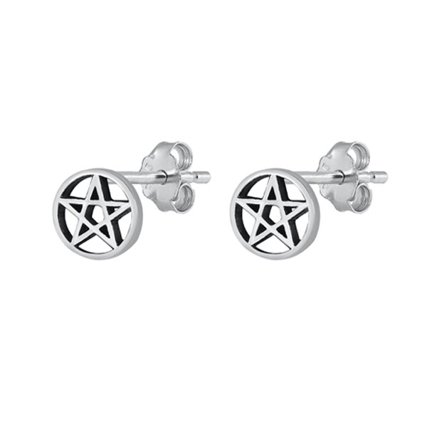 ørestikker Med Pentagram - ø5mm - Pr Sæt