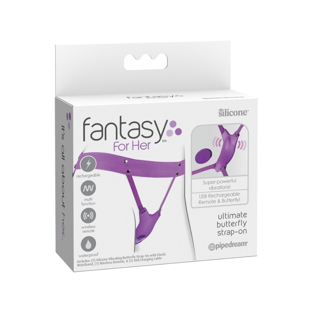 Fantasy For Her - Strap-on Med Fjernbetjening