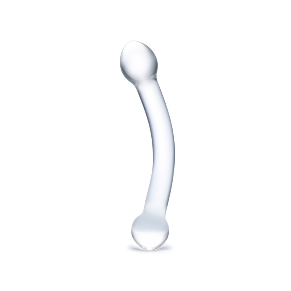 Gläs Kurvet G-punkts Glas Dildo