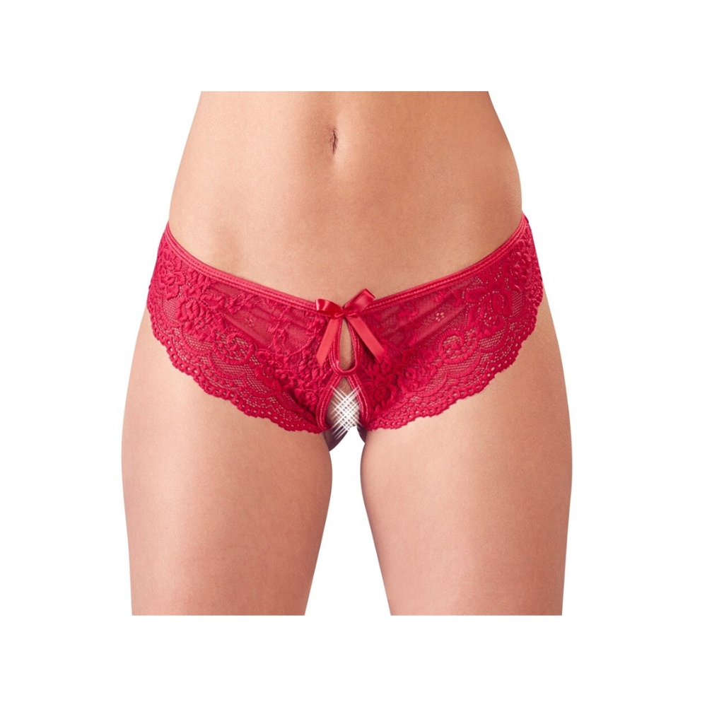 Cottelli Bundløs Blonde G-streng-l-rød