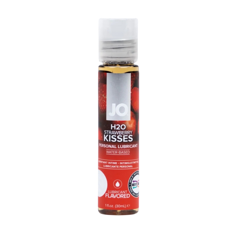 System Jo H2o - Vandbaseret Glidecreme Med Jordbæraroma-30 Ml
