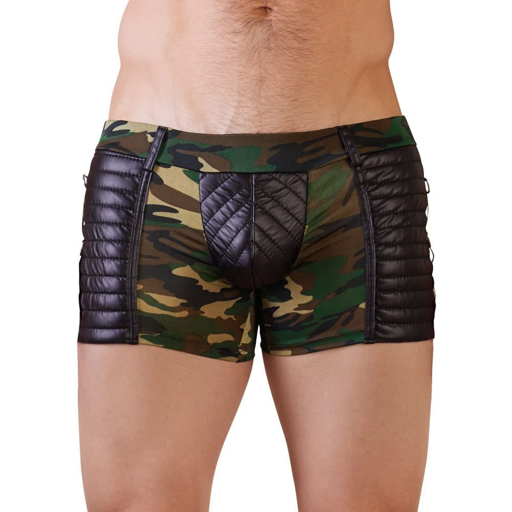 Nek Korte Boksershorts Til Mænd I Camouflage - S