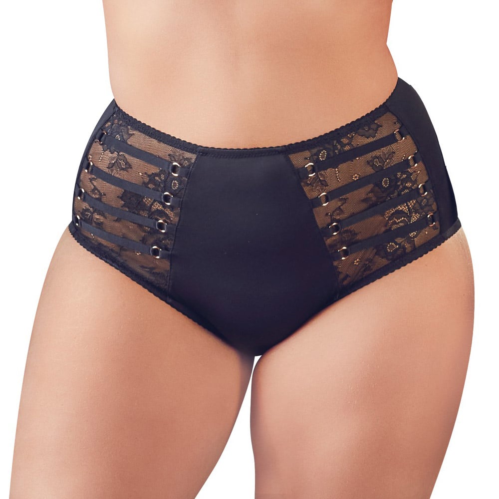 Cottelli Cate Plus Size Trusse Sort - L