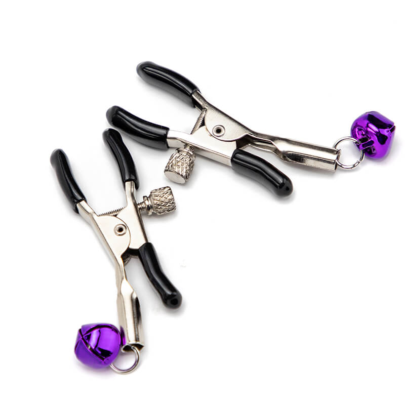 Bound Nipple Clamps Med Lilla Klokke