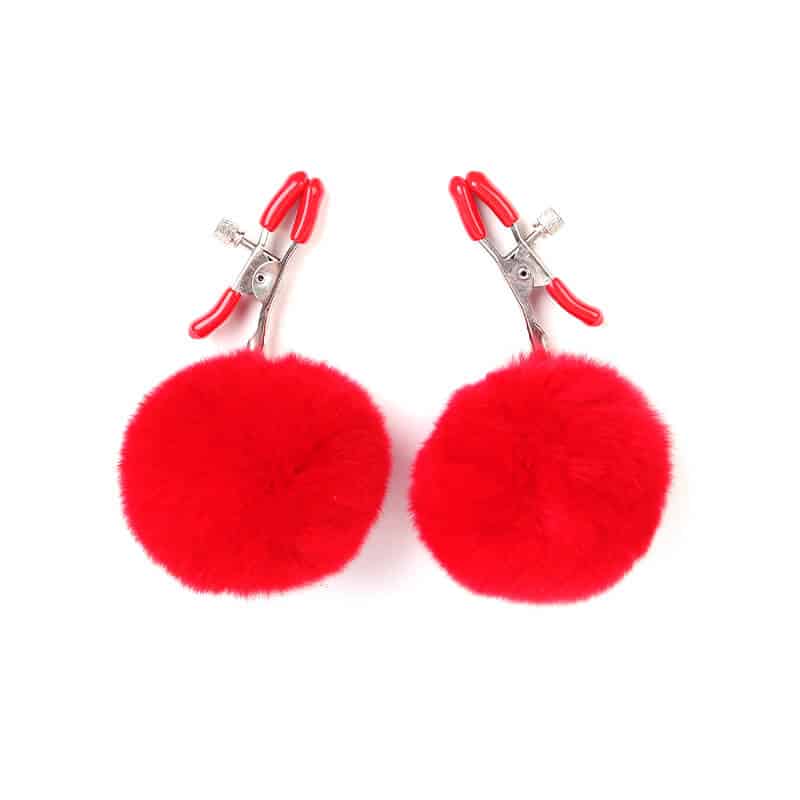 Bound Nipple Clamps Med Pompon