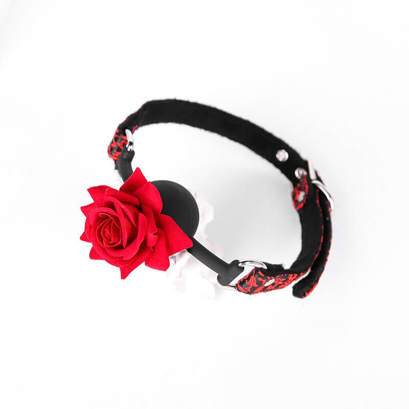 Bound Gagball Med Rose