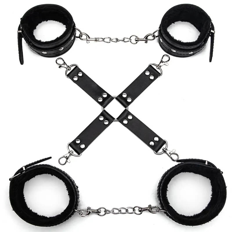 Bound Hogtie Med Manchetter