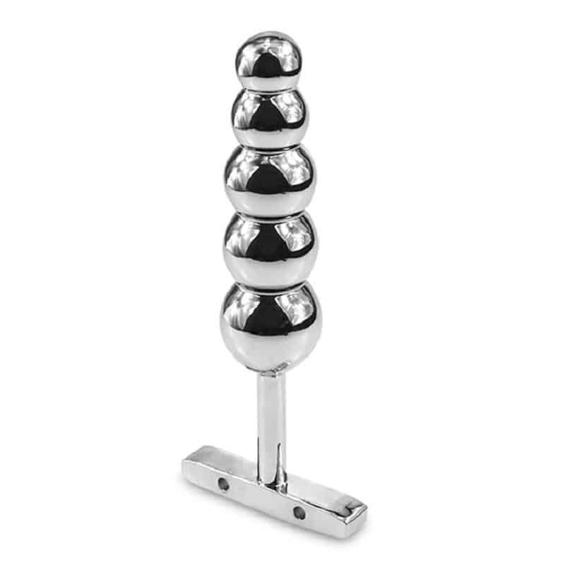 Bound Metal Drops Anal Plug Heavy